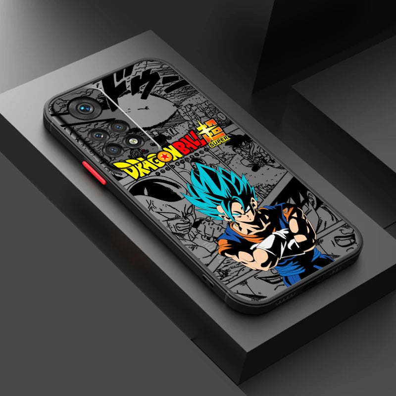 Cover Opaca Traslucida Dragon Ball Z per Xiaomi Redmi Note