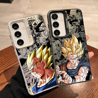 Cover Opaca Traslucida Dragon Ball Z per Samsung Galaxy