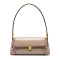 Bolso de hombro de cuero estilo francés