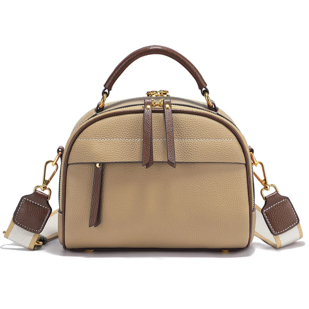Bolso de hombro de cuero