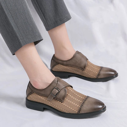 Scarpa Uomo Traforata con Fibbia