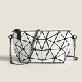 Mini Bolso Geométrico Fruncido con Cadena