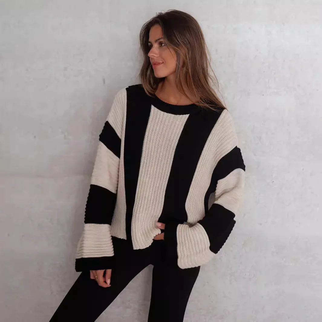 Maglione Righe Colorate Sweet Style