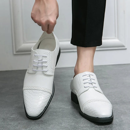 Scarpe Derby da Uomo in Pelle