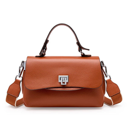 Bolso de cuero — Marrón