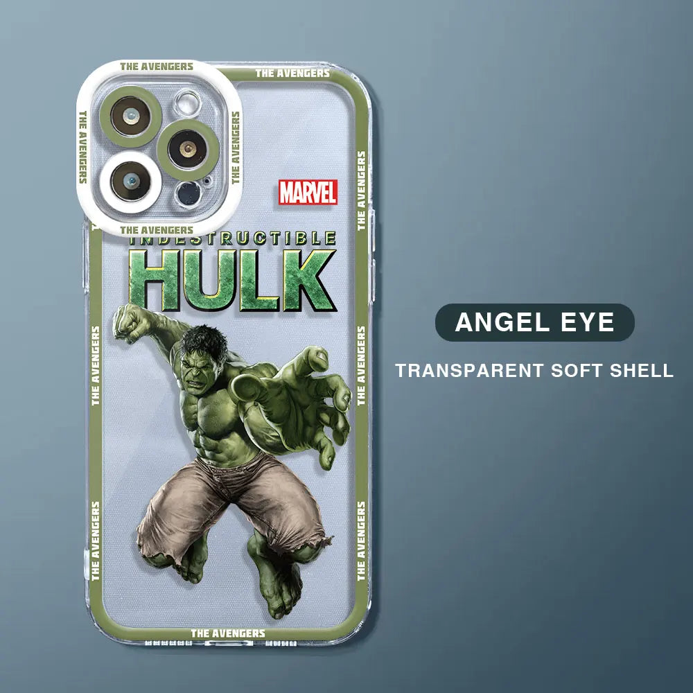 Case with Marvel Hulk design for iPhone 14