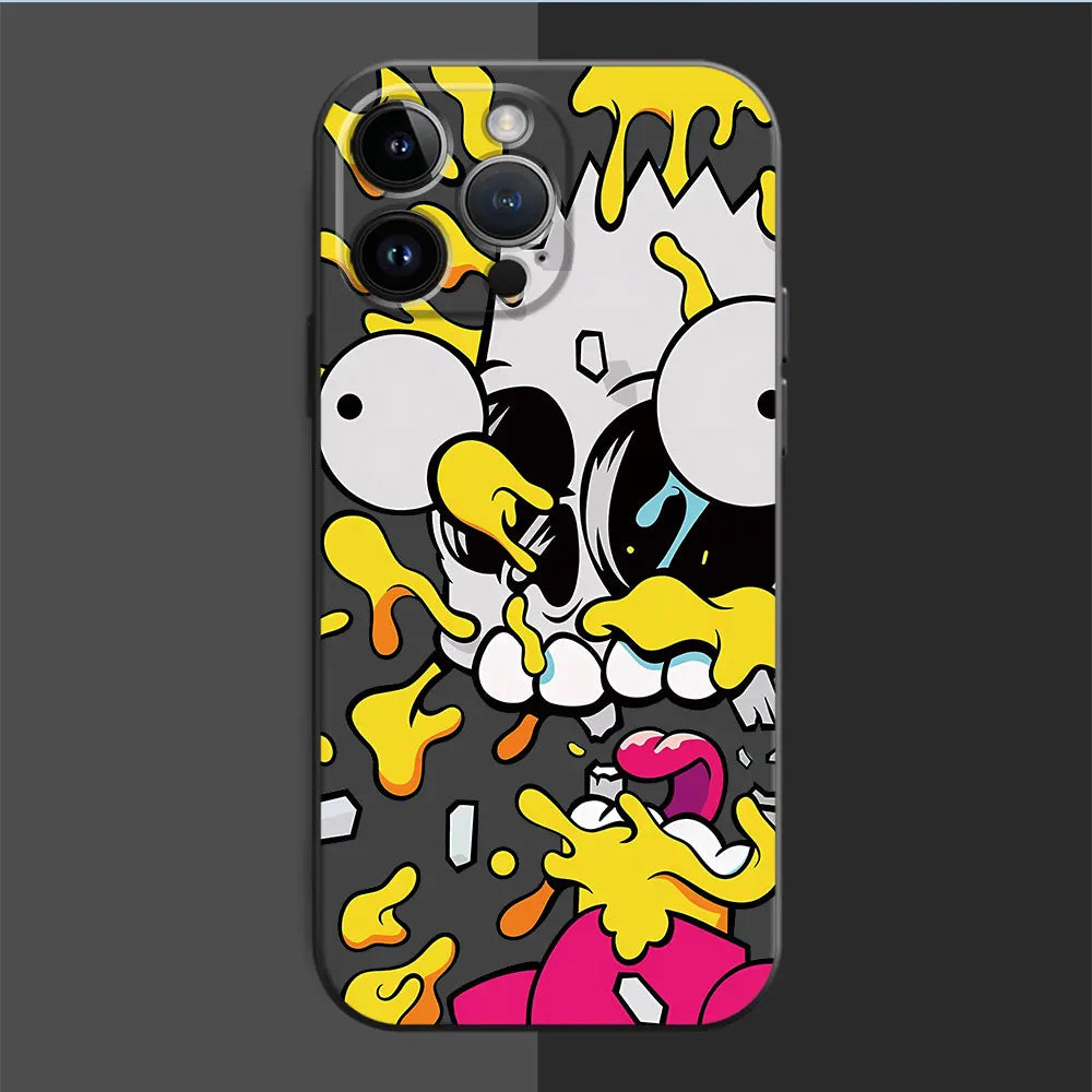 Soft TPU case with Los Simpsons design for iPhone 11