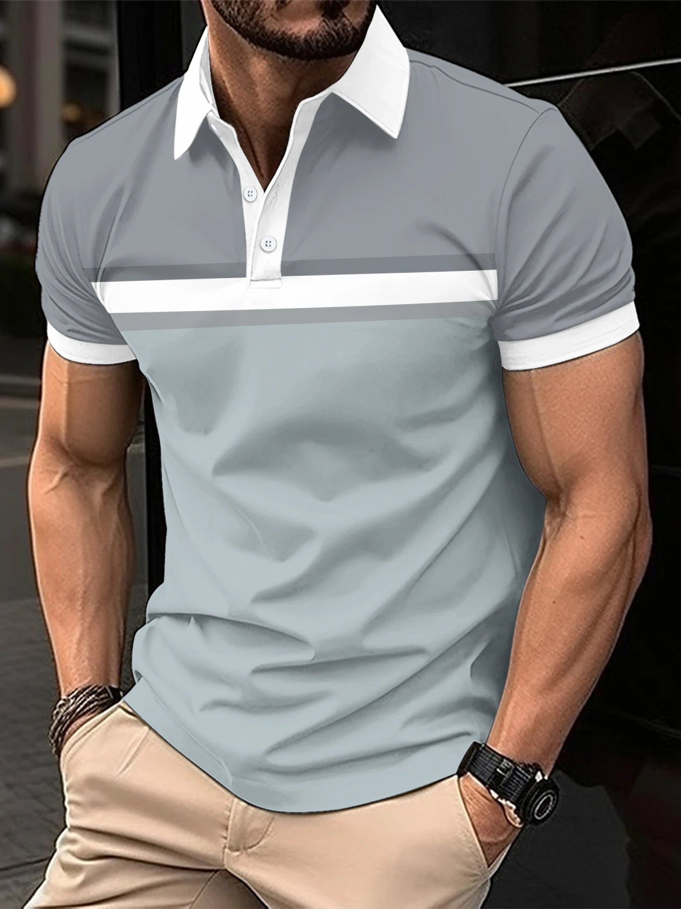 Polo Uomo a Righe
