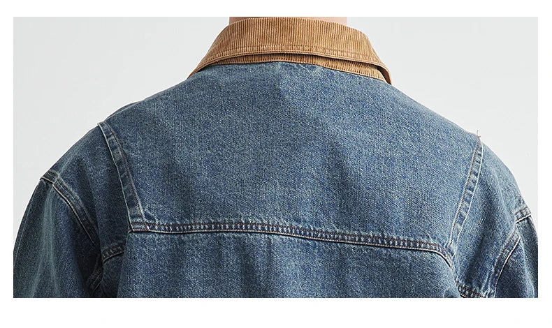 Giacca di Jeans Patchwork