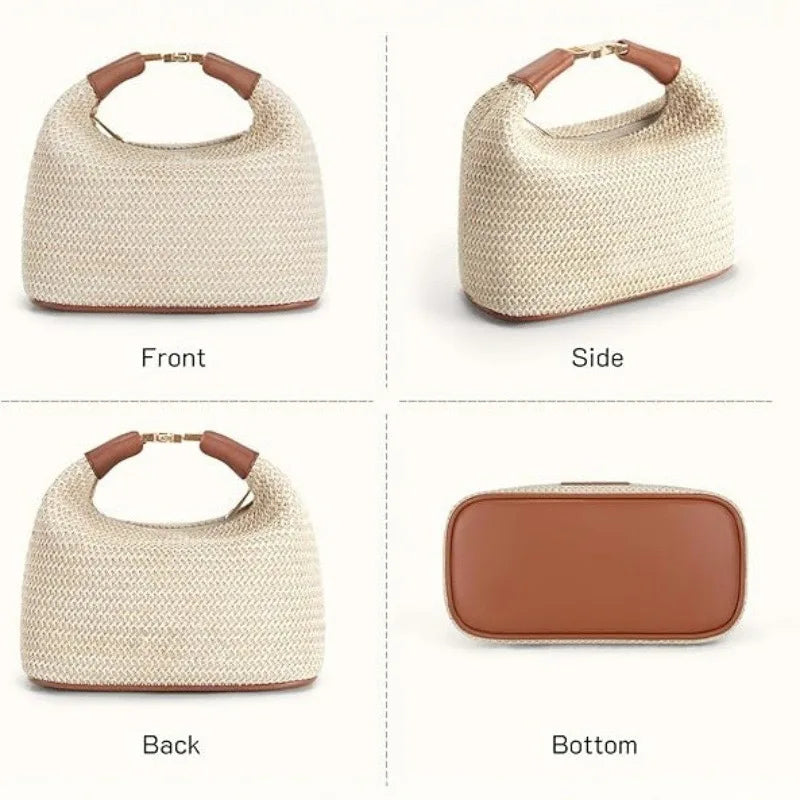 Bolso de Rafia Trenzada para Verano