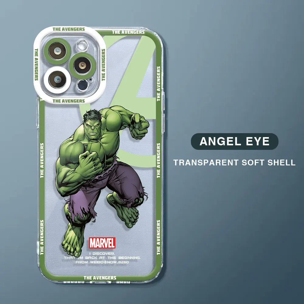 Case with Marvel Hulk design for iPhone 14