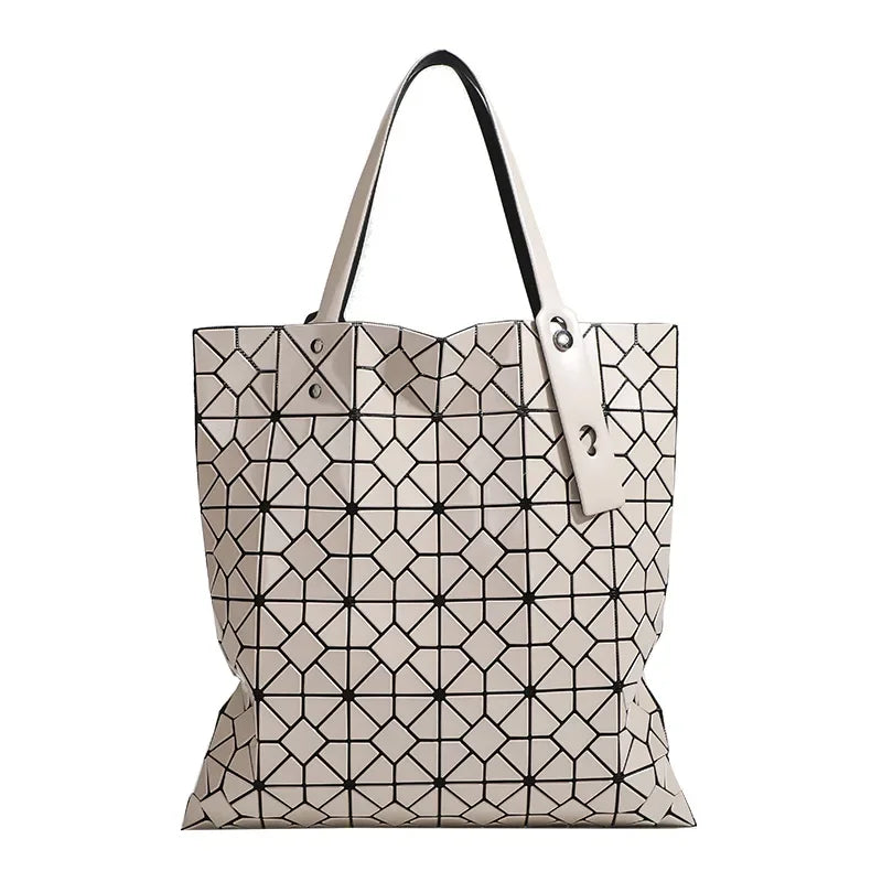 Maxi Bolso Shopper Geométrico de Rombos