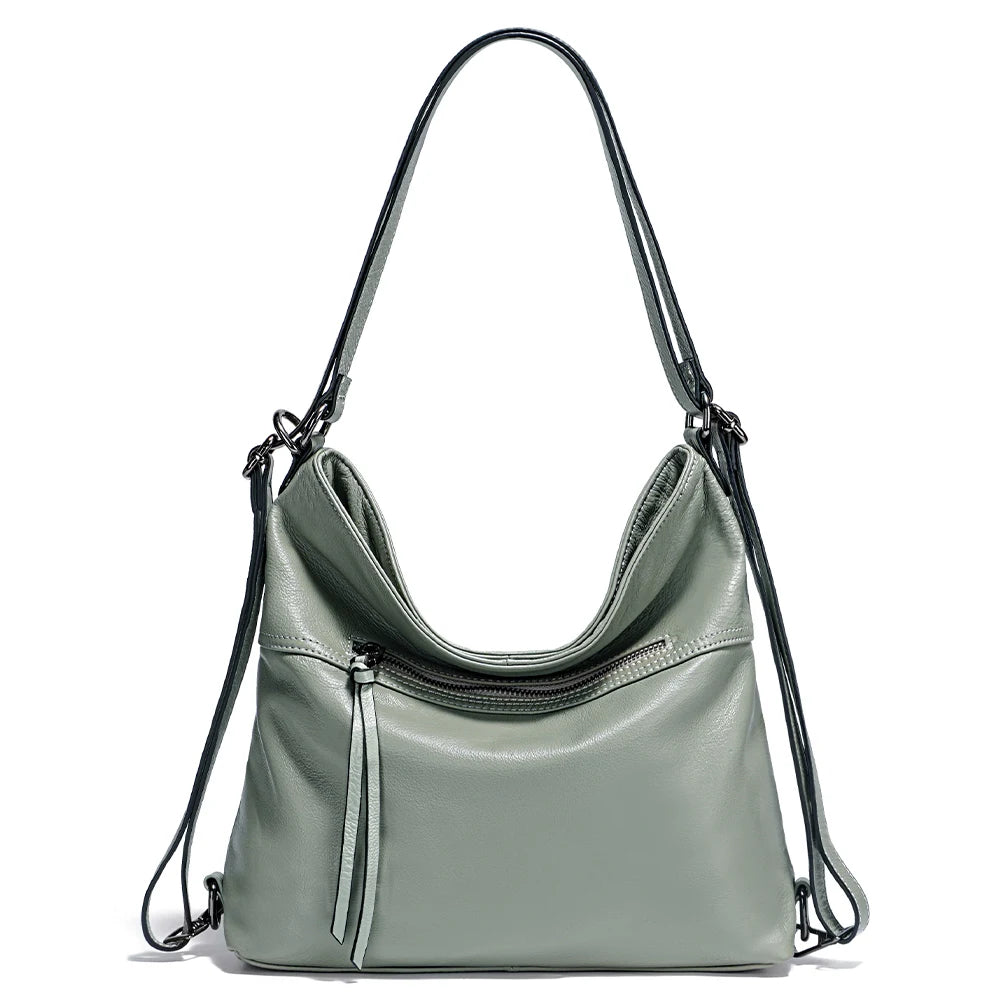 Bolso Convertible en Piel Verdadera
