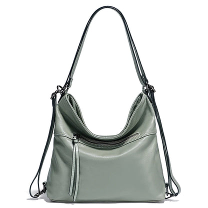 Borsa Trasformabile in Vera Pelle
