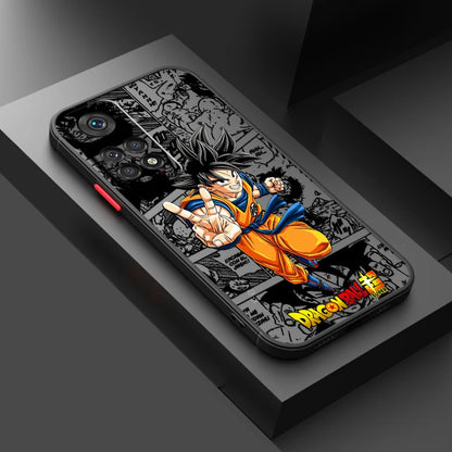 Cover Opaca Traslucida Dragon Ball Z per Xiaomi Redmi Note
