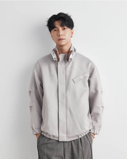 Giacca Uomo Stile Baseball Oversize