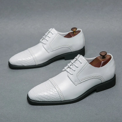 Scarpe Derby da Uomo in Pelle