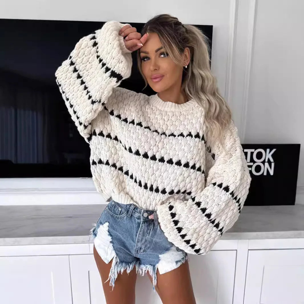 Maglione Stile Streetwear Oversize