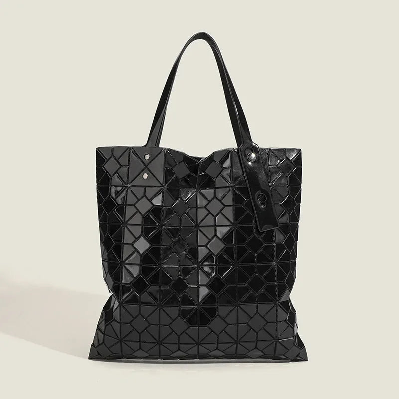 Maxi Bolso Shopper Geométrico de Rombos