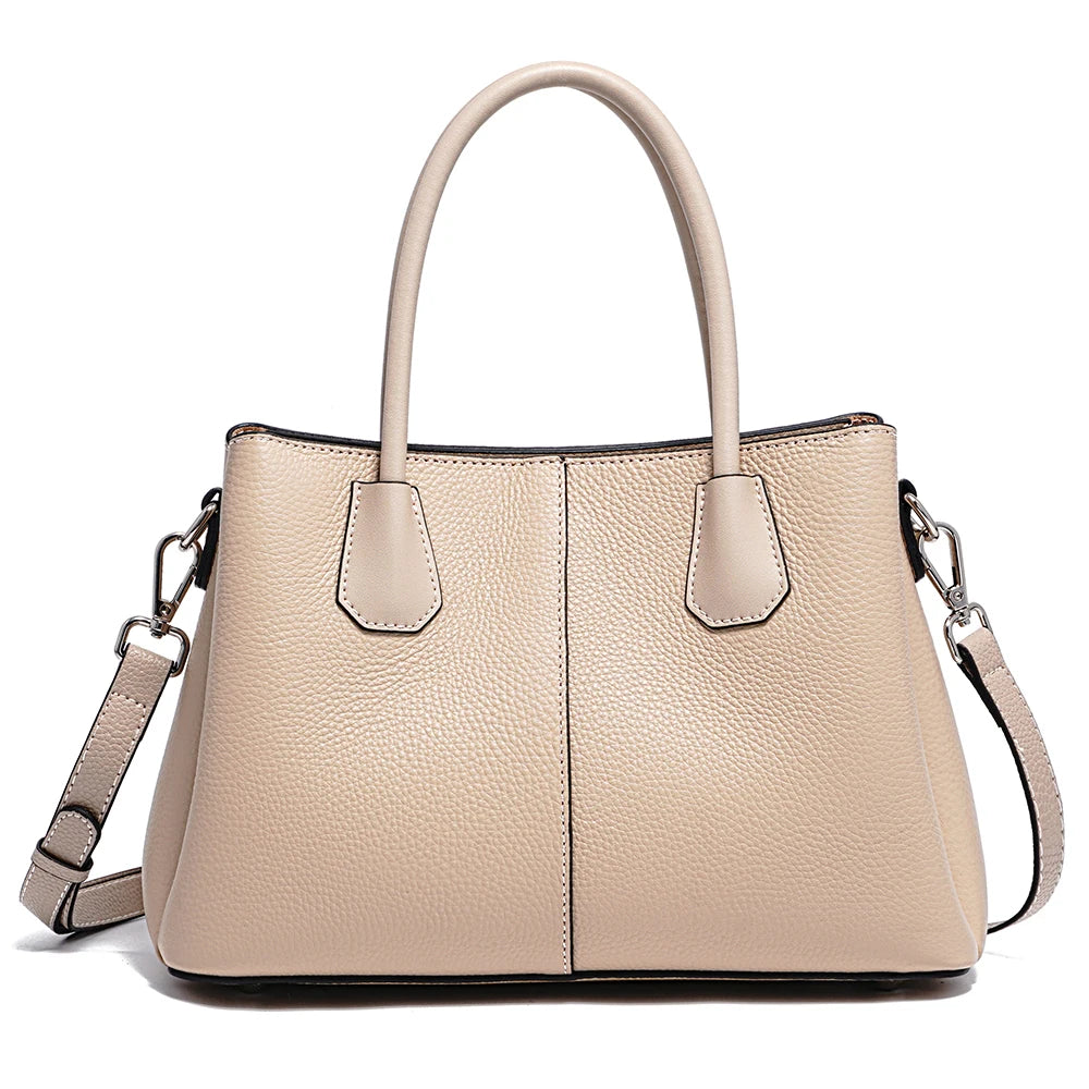 Bolso de piel con bandolera