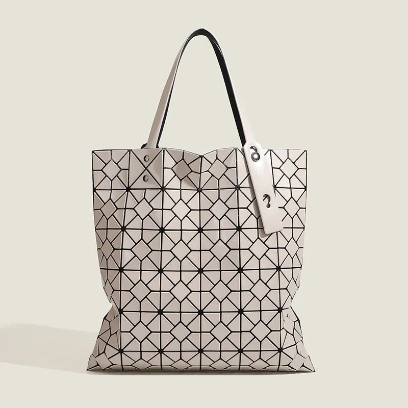 Maxi Bolso Shopper Geométrico de Rombos