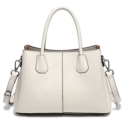 Borsa a Mano in Pelle con Tracolla