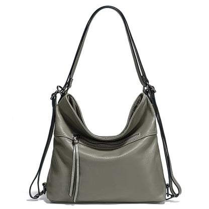 Borsa Trasformabile in Vera Pelle