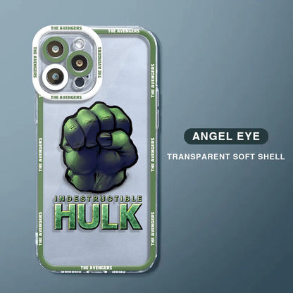 Case with Marvel Hulk design for iPhone 14