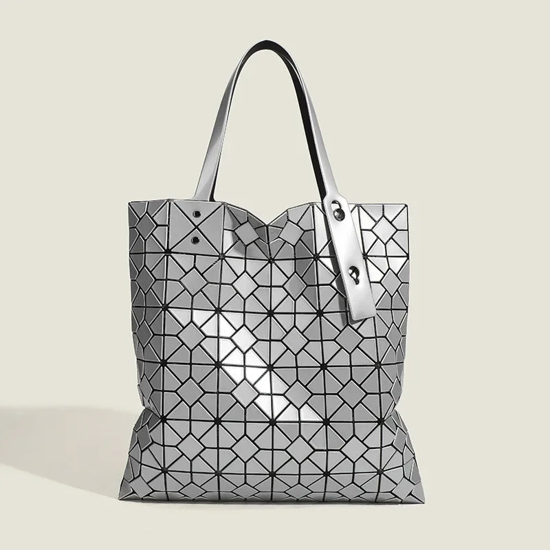 Maxi Bolso Shopper Geométrico de Rombos