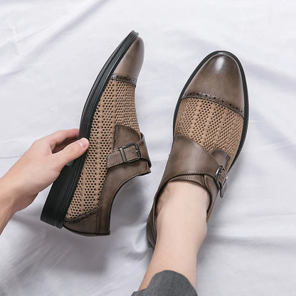 Scarpa Uomo Traforata con Fibbia