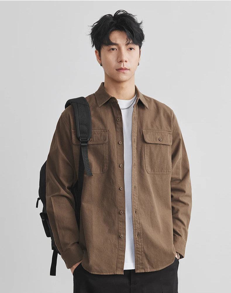 Giacca Camicia Uomo