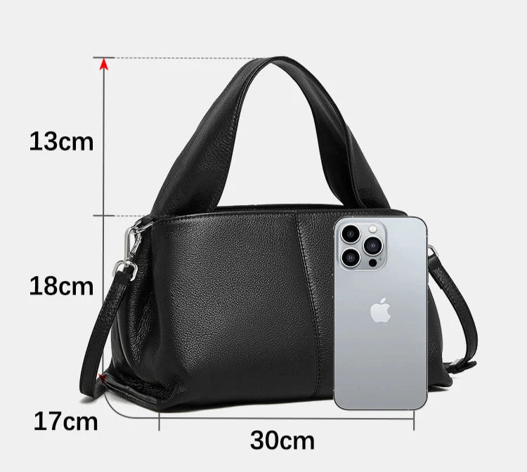 Bolso Dumpling en Piel Verdadera