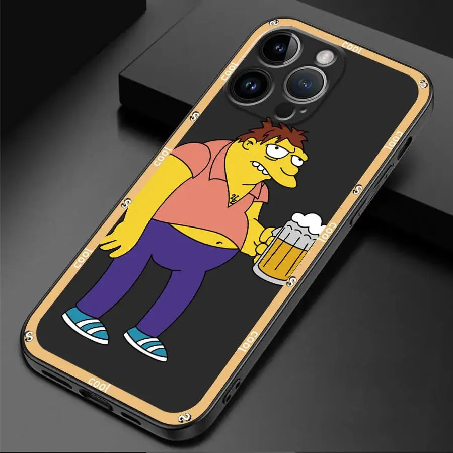 Case with Los Simpsons design for iPhone 11