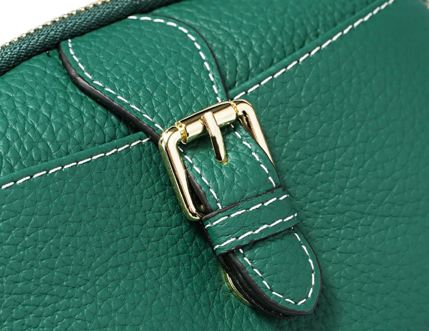 Cartera de cuero genuino