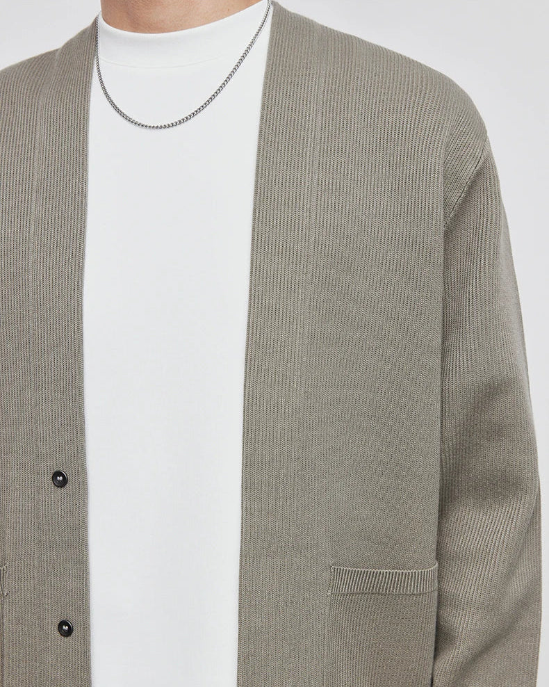 Cardigan Uomo Oversize in Maglia
