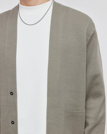 Cardigan Uomo Oversize in Maglia