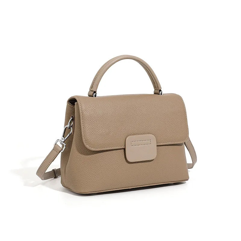 Bolso de hombro de cuero