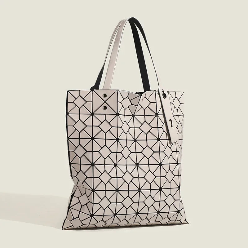 Maxi Bolso Shopper Geométrico de Rombos