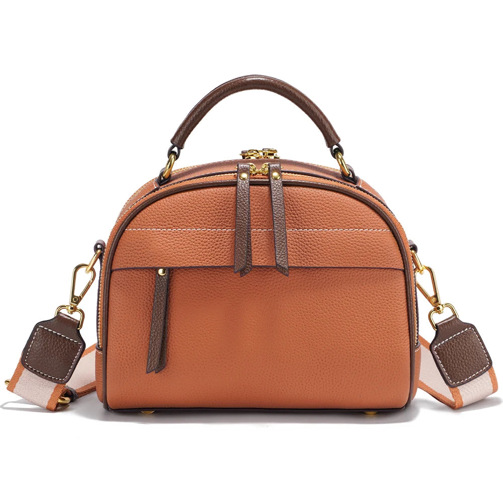 Bolso de hombro de cuero