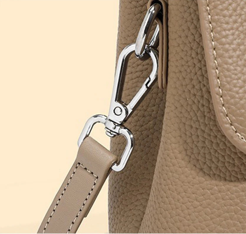 Bolso de hombro de cuero