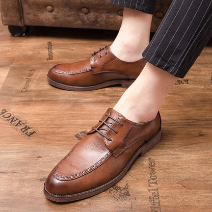 Mocassini Oxford Uomo in Pelle Sintetica