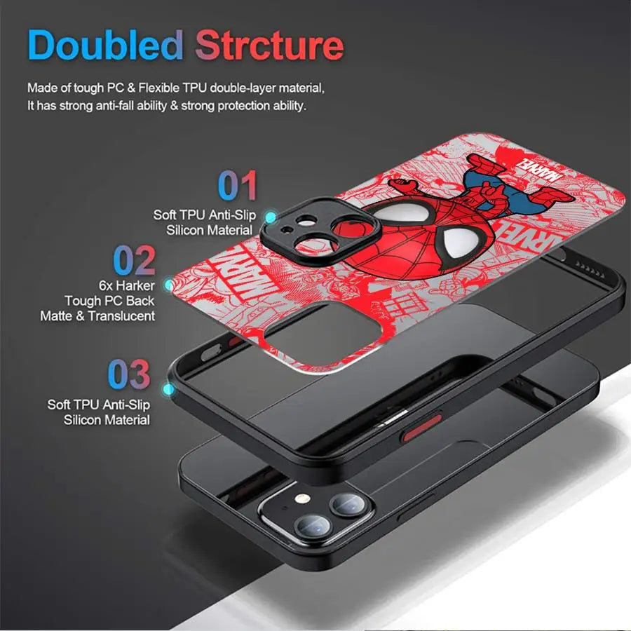 Case with Marvel design for iPhone 15