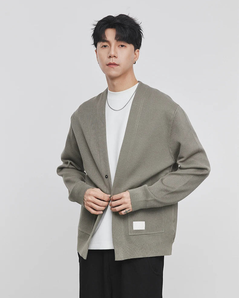 Cardigan Uomo Oversize in Maglia
