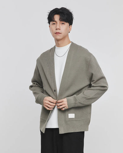Cardigan Uomo Oversize in Maglia