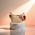 Bandolera de Rafia Misako Ralenca con Correa Jacquard