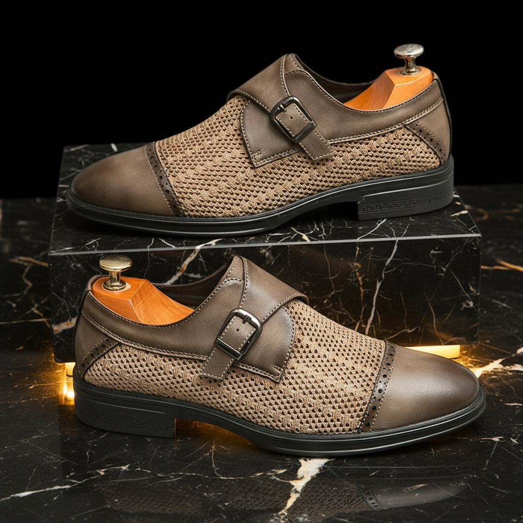 Scarpa Uomo Traforata con Fibbia