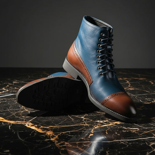 Chelsea Boots Brogue da Uomo