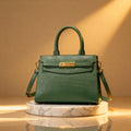 Bolso de Cuero Genuino con Textura Elegante