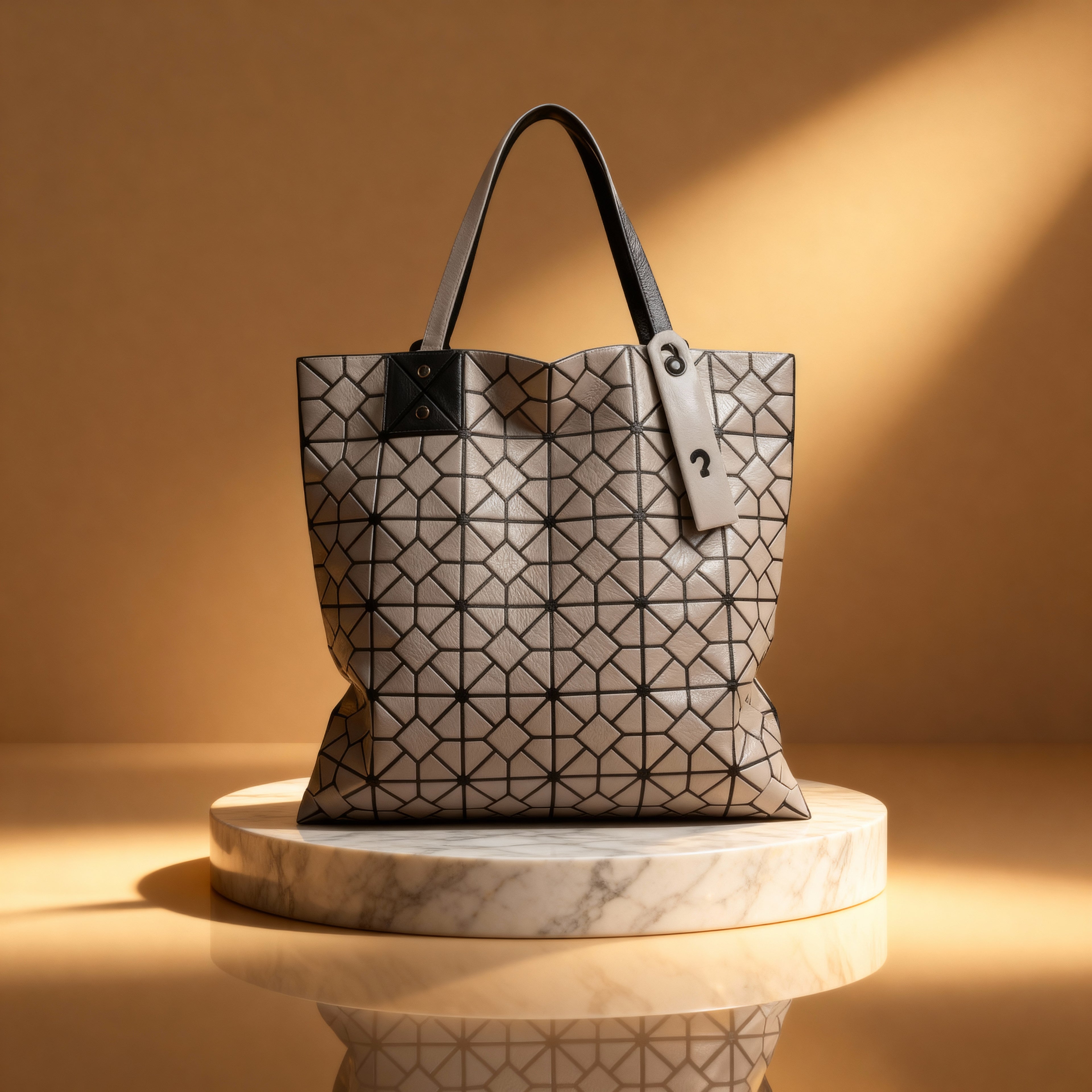 Maxi Bolso Shopper Geométrico de Rombos