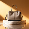 Bolso de piel con bandolera